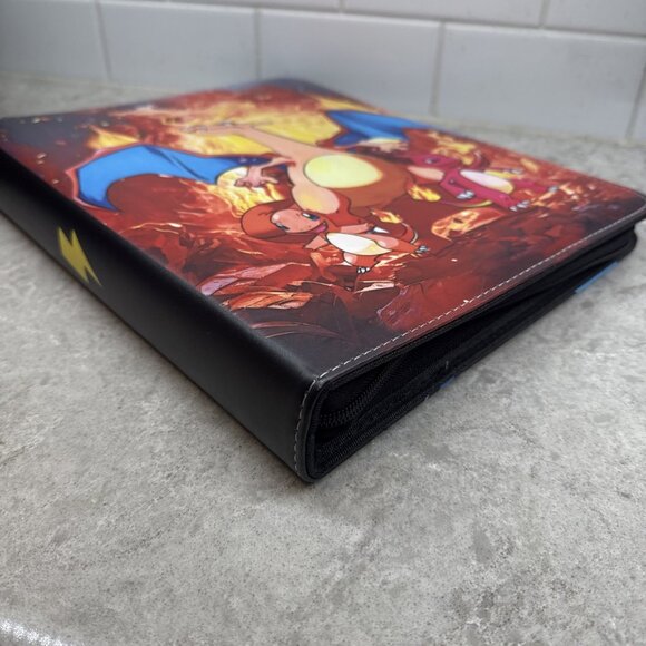 Trading Card Binder Albums Zipper Book Card Holder Card Folder For Pokemon Cards - Picture 2 of 7